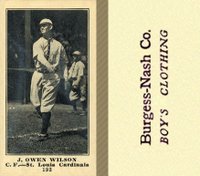1916 Burgess-Nash Co. #192 J. Owen Wilson Baseball Card