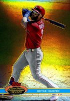 2021 Topps Stadium Club Chrome #174 Bryce Harper 1991 Stadium Club Baseball Card