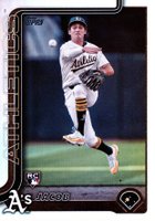 2025 Topps #314 Jacob Wilson Rainbow Foil Baseball Card