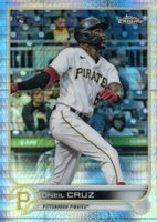 2022 Topps Chrome #128 Oneil Cruz Prism Refractor Baseball Card