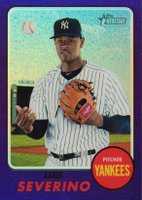 2017 Topps Heritage  #710 Luis Severino Chrome-Refractor Baseball Card