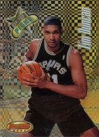 1997 Bowman's Best Picks #BP8 Tim Duncan Refractor Basketball Card