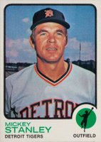 1973 Topps #88 Mickey Stanley Baseball Card