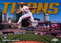 2023 Topps Chrome Topps Chrome Titans #CT15 Jordan Walker Update-Gold Baseball Card