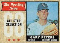 1968 Topps #379 Gary Peters All-Star Baseball Card