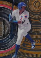 2017 Bowman High Tek #EJ Eloy Jimenez Gold Rainbow Baseball Card
