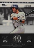 2007 Topps Moments & Milestones  #83 Derek Jeter 40 Hits Baseball Card