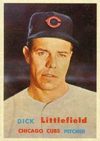 1957 Topps #346 Dick Littlefield Baseball Card