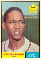 1961 Topps #391 Winston Brown Baseball Card