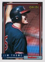 1992 O-Pee-Chee #768 Jim Thome Baseball Card