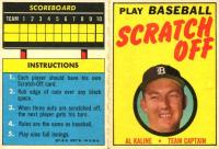 1970 Topps Scratch-Offs # Al Kaline Baseball Card