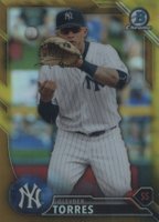 2016 Bowman Draft  #BDC143 Gleyber Torres Chrome-Gold Refractor Baseball Card