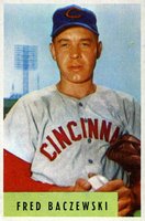 1954 Bowman #60 Fred Baczewski Baseball Card