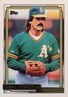 1992 Topps Gold #738 Dennis Eckersley Baseball Card