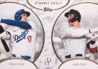 2025 Topps Dynamic Duals #24 Aaron Judge/Shohei Ohtani Baseball Card