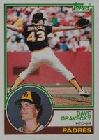 1983 Topps #384 Dave Dravecky Baseball Card