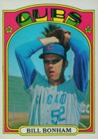 1972 Topps #29g Bill Bonham Green under 