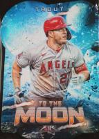 2022 Topps Fire to the Moon #TTM10 Mike Trout Die-Cut Baseball Card