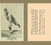 1917 Weil Baking Co. #177 Hippo Vaughn Baseball Card