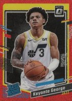 2023 Panini Donruss Optic #223 Keyonte George Red Glitter Basketball Card