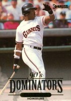 1994 Donruss Dominators #2 Barry Bonds Series 1 Baseball Card