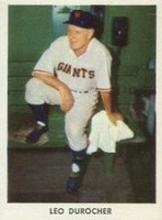 1955 Golden Stamps New York Giants # Leo Durocher Baseball Card