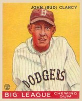 1933 Goudey World Wide Gum #32 John (Bud) Clancy Baseball Card