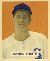 1949 Bowman #217 Marino Pieretti Baseball Card