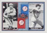 2002 Fleer Fall Classic Rival Factions #39 Babe Ruth/Roger Maris Baseball Card