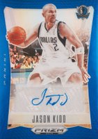 2023 Panini Prizm Deca Signatures #DSKID Jason Kidd Blue Prizm Basketball Card