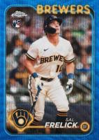 2024 Topps Chrome #39 Sal Frelick Blue Wave Baseball Card