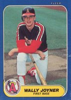 1986 Fleer Update #U-59 Wally Joyner Baseball Card