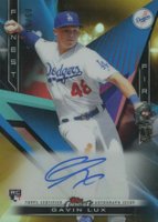 2020 Finest Firsts Autographs #FFAGL Gavin Lux Gold Refractor Baseball Card