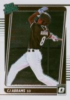 2021 Panini Donruss Optic Rated Prospect #RP9 CJ Abrams Baseball Card