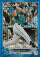 2022 Topps Chrome #149 Cal Raleigh Blue Wave Refractor Baseball Card