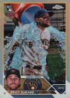 2023 Topps Chrome Update #USC119 Brice Turang SP Baseball Card