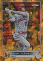 2022 Topps Chrome Sapphire Edition #1 Shohei Ohtani Gold Baseball Card