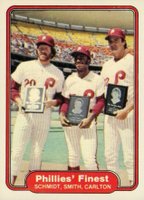 1982 Fleer #641 Phillies' Finest Baseball Card