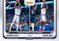 2022 Panini Instant #184 Anthony Davis/LeBron James Basketball Card
