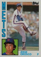 1984 Topps #54 Jesse Orosco Baseball Card