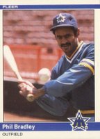 1984 Fleer Update #U-15 Phil Bradley Baseball Card