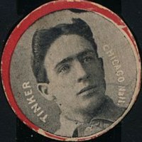 1912 Colgan's Chips Red Border # Joe Tinker Baseball Card