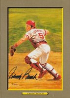 1990 Perez-Steele Great Moments Postcards #49 Johnny Bench Baseball Card