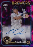2024 Topps Chrome Update Chrome Rookie Autographs #RASF Sal Frelick Magenta/Purple Lava Lamp Baseball Card