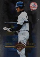 1997 Leaf Fractal Matrix #200 Derek Jeter Checklist Baseball Card