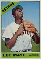 1966 Topps #162 Lee Maye Baseball Card