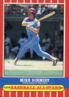 1987 Fleer Baseball All-Stars #40 Mike Schmidt Baseball Card