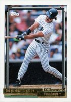 1992 Topps Gold #300 Don Mattingly Winner Baseball Card