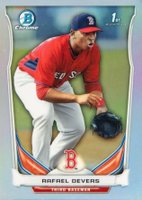 2014 Bowman Draft Picks Top Prospects #CTP37 Rafael Devers Chrome-Refractor Baseball Card