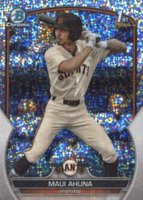 2023 Bowman Draft #BDC163 Maui Ahuna Chrome-Sparkle Baseball Card